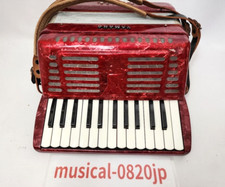 Yamaha Accordion 8905 25 key Keyboard Instrument Red