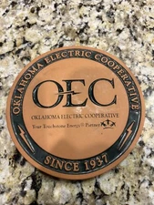 Frankoma OEC Plate Okla Electric Coop 6 5/8” LOOK!!!!!’