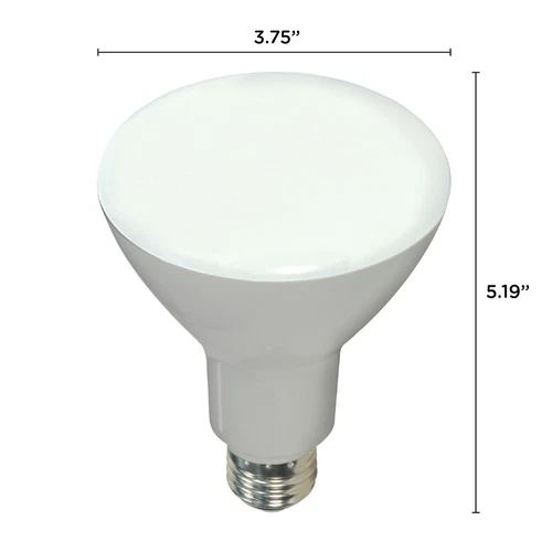 Satco S9623 LED Reflector Bulb 9.5W =65W BR30 5000K 120V Medium E26 750 Lumens - Picture 2 of 6