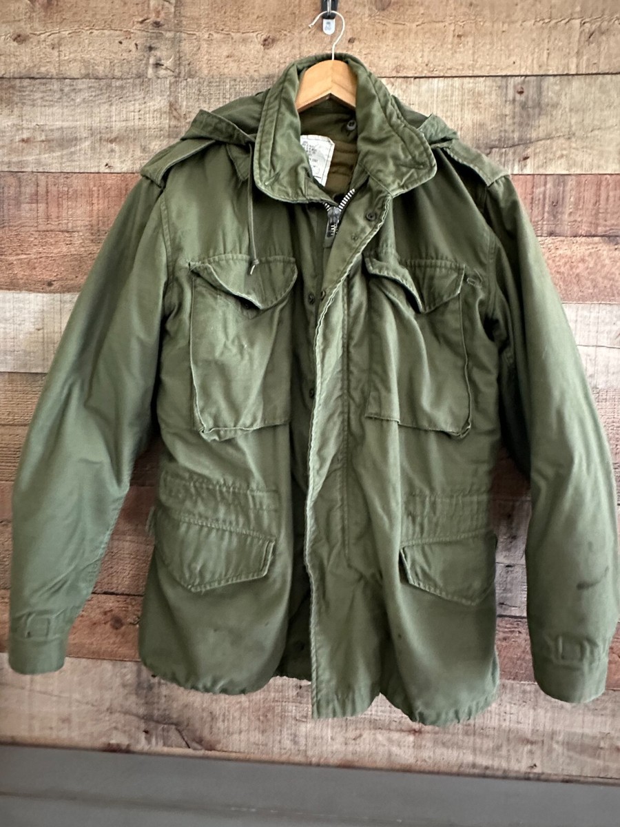 Vintage 60s US Vietnam M-1965 M65 OG-107 Field Jacket Army Vintage 60s US Vietnam M-1965 M65 OG-107 Field Jacket Army
