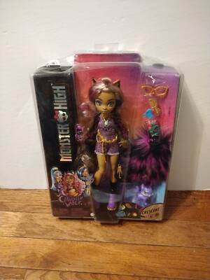 Gen 3 Monster High Clawdeen Wolf Doll with Pet Crescent New in Box 2022