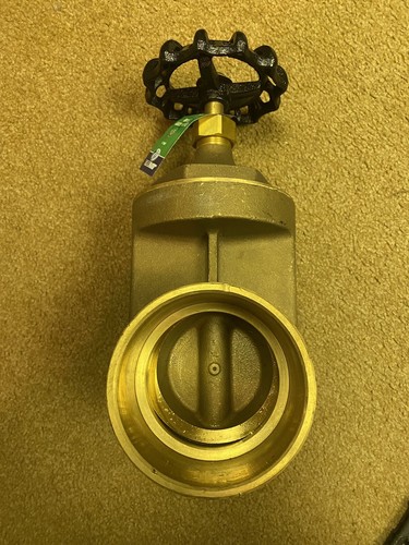 4" Brass Gate Valve Solder Connection NEW EverFlow NSF61 ANSI 200 WOG - Picture 2 of 8