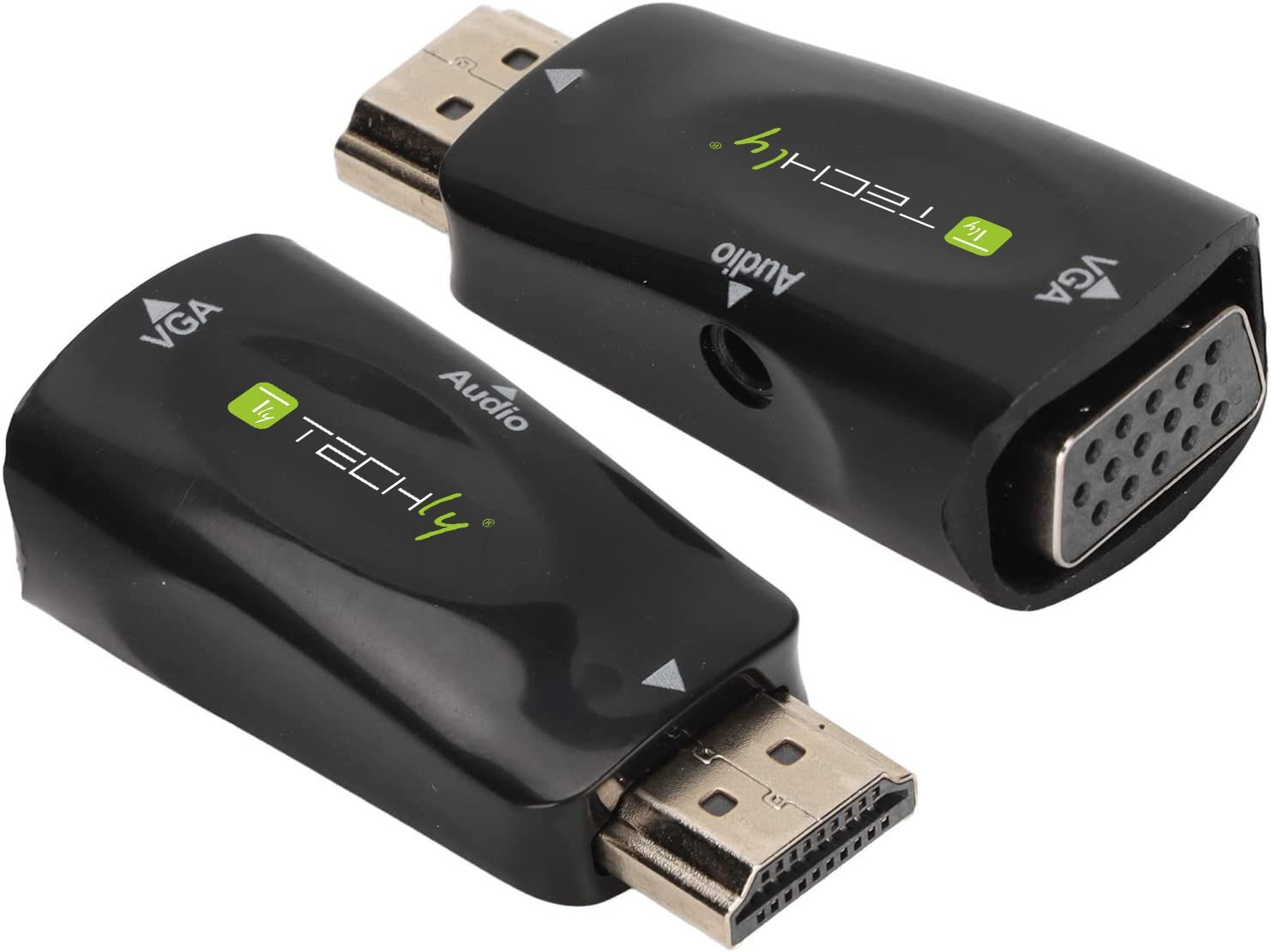 Techly Mini Adattatore da HDMI a VGA con Audio