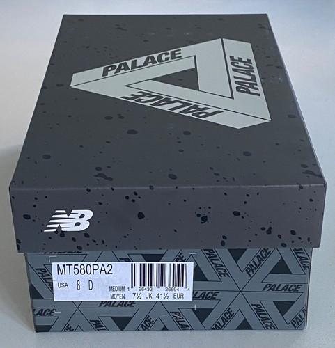 NEW BALANCE x PALACE SKATEBOARDS 580 TRAINERS MENS UK 7.5 SNEAKERS 90’s DS BNIB - Foto 12 di 12