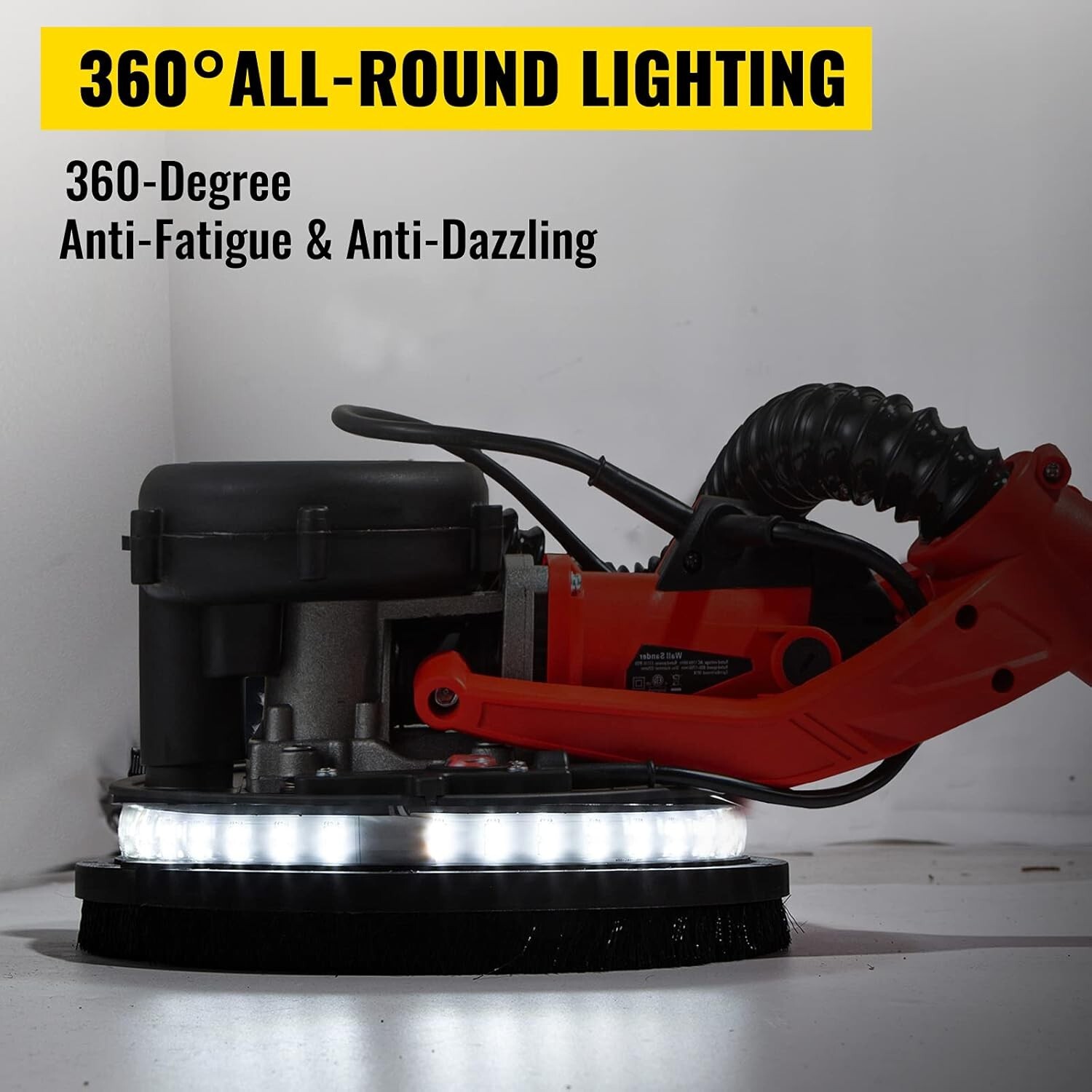 VEVOR Drywall Sander 850W, Electric Drywall Sander Variable Speed 800-1750 RPM