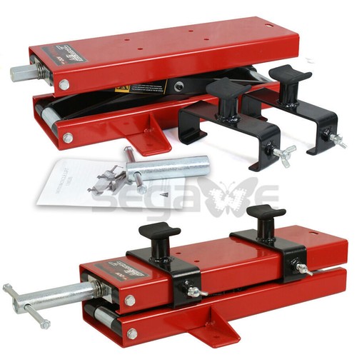1100LB Motorcycle Center Scissor Lift Jack Hoist Stand Bikes ATVs Scooter Crank - Foto 12 di 14
