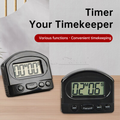 LED Digital Timer Reminder Timer Accurate Kitchen Fitness Timer Electronic Timer