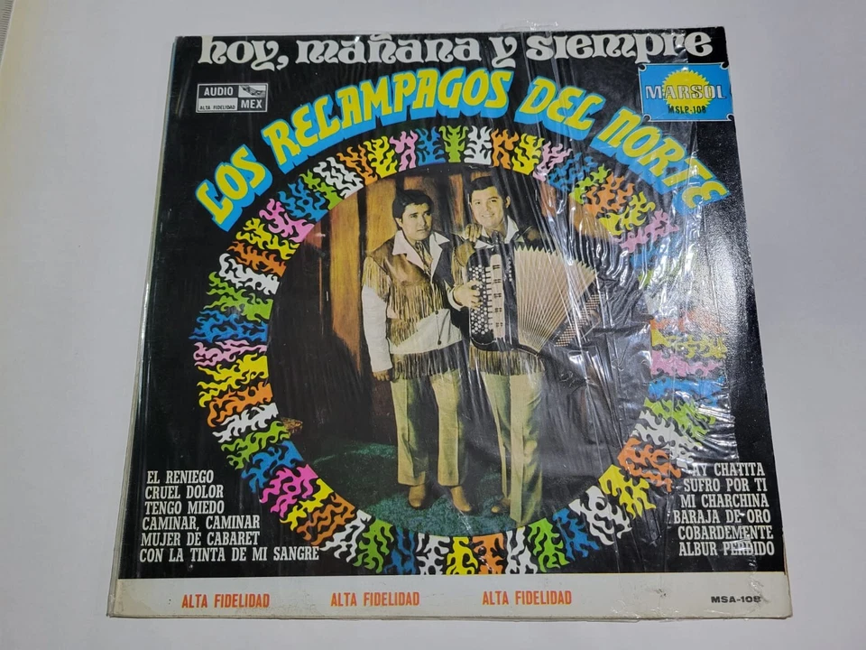 Los Relampagos del Norte Ayer Hoy y Siempre LP Vinyl Mexico Ramon Ayala NM Foto 3 de 4