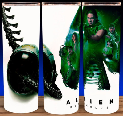 Alien Horror Sci-Fi Xenomorph Romulus Green Variation Cup Mug Tumbler 20oz
