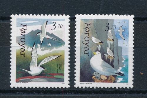 [BIN11796] Färöer 1991 Vögel ein guter Satz Briefmarken sehr fein postfrisch - Bild 1 von 1