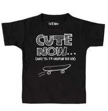 Cute Now... Wait 'Til I'm Catching Big Air Toddler Kids Skateboard T-shirt
