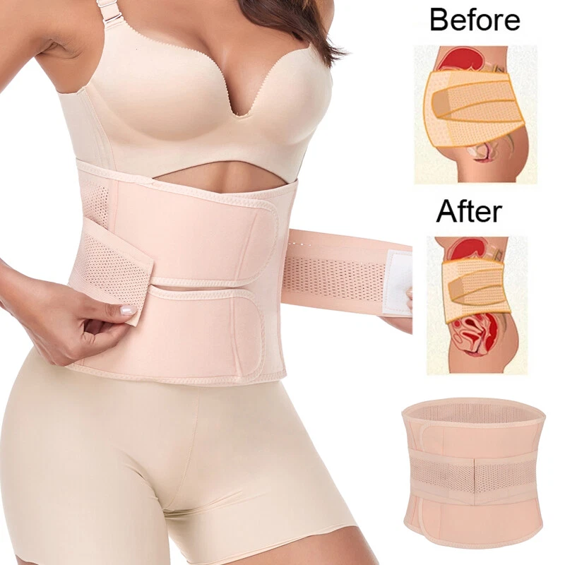 Banda para el vientre posparto, carpeta para el vientre con sección C, faja  para el postoperatorio de la carpeta Abdominal, entrenador de cintura  envolvente de compresión para abdominoplastia Shuxiu Wang 1327533061520