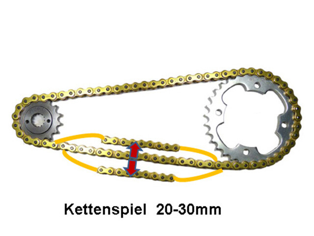 Kette verstärkt für Beta 50 RR50 ENDURO Baujahre 2022-2023