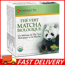 Uncle Lee's Tea Organic Matcha Green Tea High in Catechin & Antioxidants 40 Bags