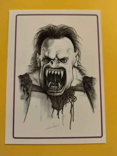 CREATURES ed. #1 horror "Face Card" art card B. Winton pack fresh Free Shipping - Picture 9 of 52