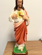 Statua Sacro Cuore di Gesù, resina, 75 Cm