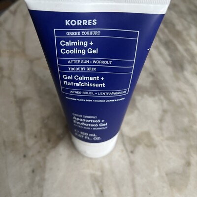 Korres Greek Yoghurt Calming Cooling Gel 5.07 Fl. oz 150 ml SEALED