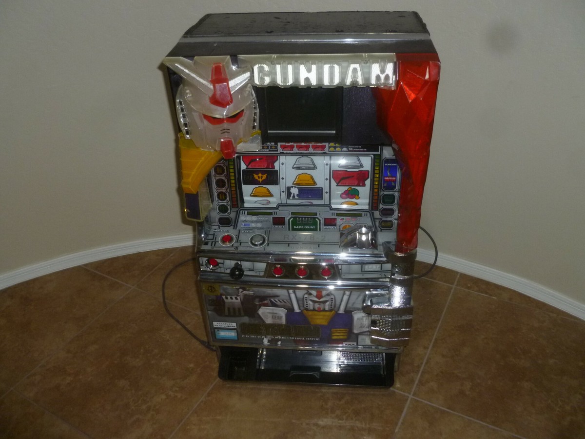 RARE GUNDAM PACHINKO SLOT MACHINE 1 ONE YEAR WAR BANDAI JAPAN