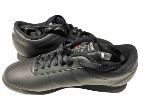 Reebok Classic Princess Women's Shoes Sneakers Size 8 Wide D Black - Afbeelding 1 van 5