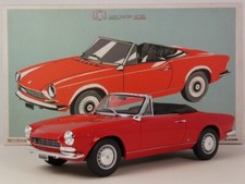 Laudoracing Fiat 124 Sport Spider Rouge 1968 1/18 LM172A