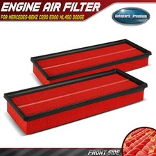 2x High Performance Engine Air Filter for Mercedes-Benz C230 E300 ML450 Dodge