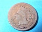 US COINS 1863 CN VG Indian Head Cent Key Date Civil War Era Penny Antique S707 — photo 1