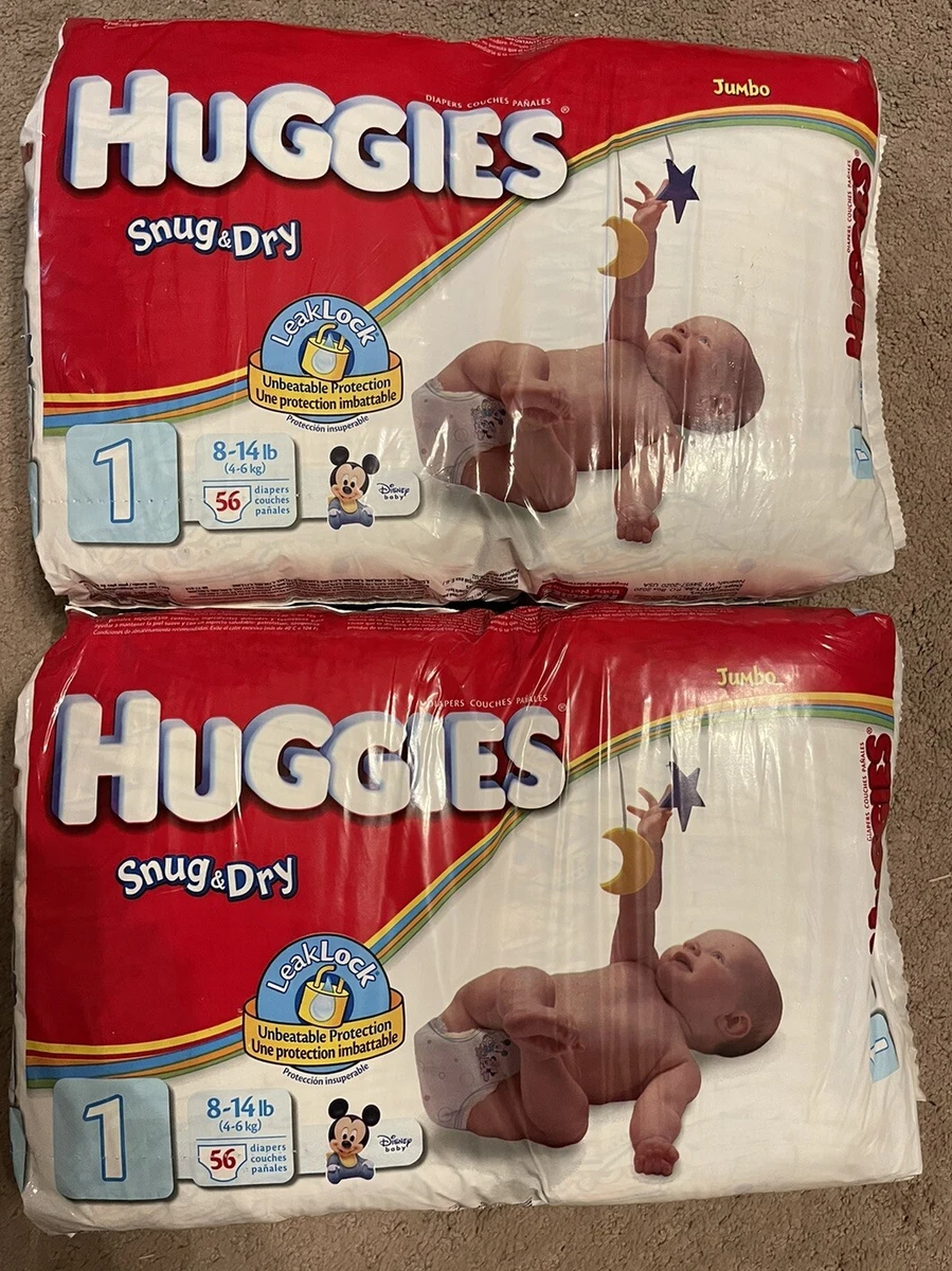 Huggies Disney Snug & Dry Disney Size 1 Diapers 8-14 lbs