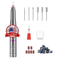 Maquina Electrica De U as Acrilicas Kit Taladro Lima Para Manicura Pedicura Gel.