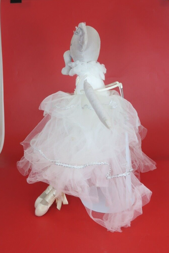 Pottery Barn Monique Lhuillier Kids Gray Elephant Ballerina Designer Plush PBK - Picture 10 of 14