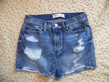 Women's Mudd Flx Stretch Distressed denim Jean Shorts - Jrs. 5