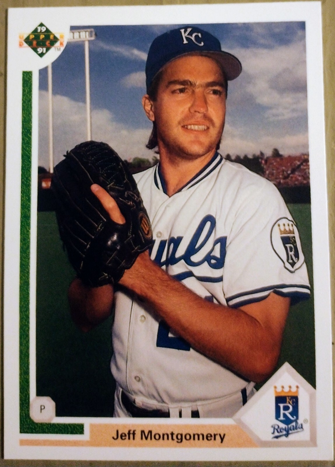 1991 Upper Deck #637 Jeff Montgomery Kansas City Royals ⚾ FREE SHIPPING ⚾