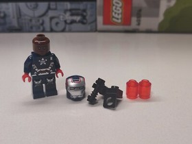 Marvel Super Heroes Iron Patriot Custom Lego Minifigure James Rhodes 30168 Rare