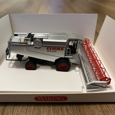 Wiking 038026 Claas Lexion 480 400,000 Combine Harvester 1:87 H0 Silver Special