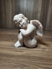 Cherubic Angel Sculpture Home Decor HEAVY Garden Figure Statue