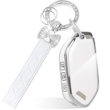 Fit for Kia Key Fob Cover, Bling Key Fob Shell Compatible with Kia Telluride,...