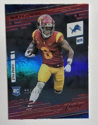 2021 Panini Prestige Xtra Points Red Amon-Ra St. Brown Rookie 224/299 #234