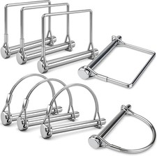 8pcs Trailer Hitch Pin 14 X 2-34 Wire Lock Zinc-plated Steel Silver 8pcs Trailer Hitch Pin 14 X 2-34 Wire Lock Zinc-plated Steel Silver