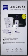 ZEISS Lens Care Kit: Cleaning Spray, Microfiber, Lens Wipes, Travel Bag