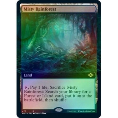 FOIL MISTY RAINFOREST (EXTENDED ART) Modern Horizons 2 Magic