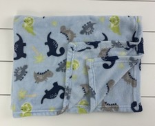 PARENT'S CHOICE Plush Dinosaur Baby Blanket Lovey Blue Green Gray Walmart