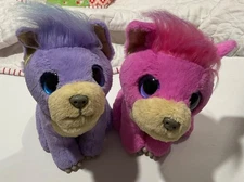 Set of 2 Scruff-a-Luvs cutie cuts plush toys. Violet cutie & Pink cutie 2020