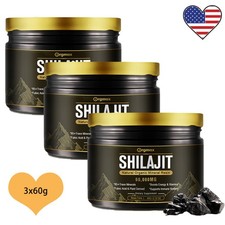3x Organic Shilajit Pure 100 Himalayan Shilajit Resin Natural Supplement 60g