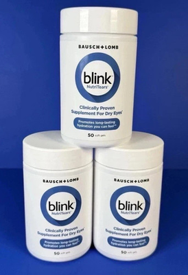 #ad Blink NutriTears Supplement for Dry Eyes – Clinically Proven 3 pack 50 Softgels $45.99