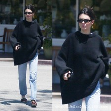 THE ROW Womens Autumn Round Neck Niche Loose Casual Thin Wool Knitted Sweater