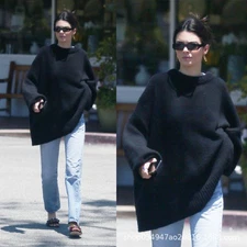 THE ROW Womens Autumn Round Neck Niche Loose Casual Thin Wool Knitted Sweater