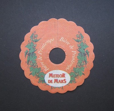 METEOR PILSDECKCHEN Bierdeckel Coaster Beer Bier Frankreich NEU SELTEN  V6