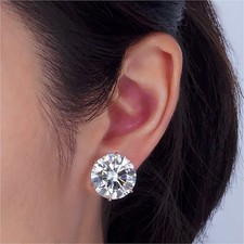 2Ct Certified Lab Grown Diamond Round Cut VVS1 Clarity Grade Naturl D Color Gems