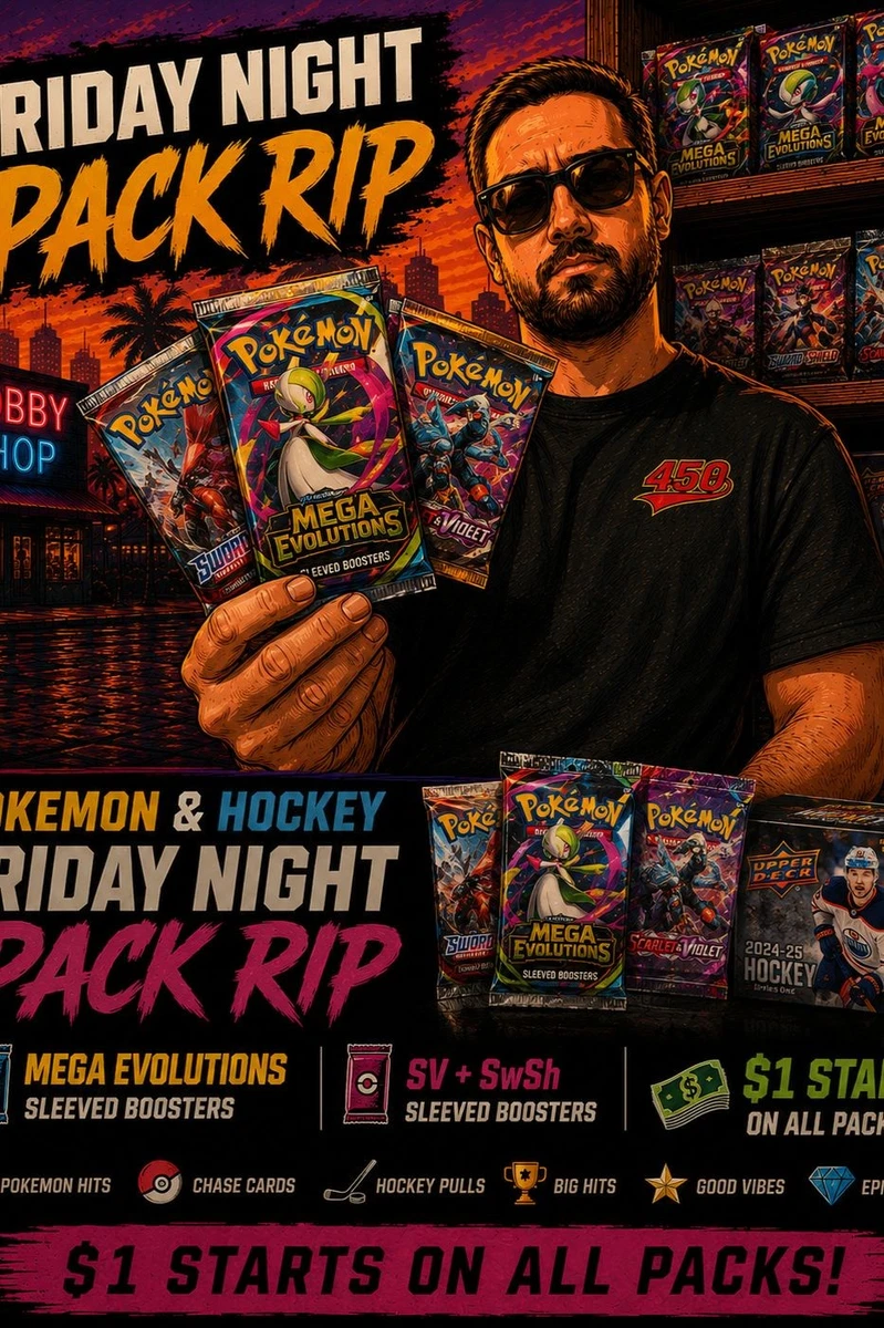 Pack Rip Friday POKEMON + HOCKEY FRIDAY NIGHT PACK RIP - eBay Live