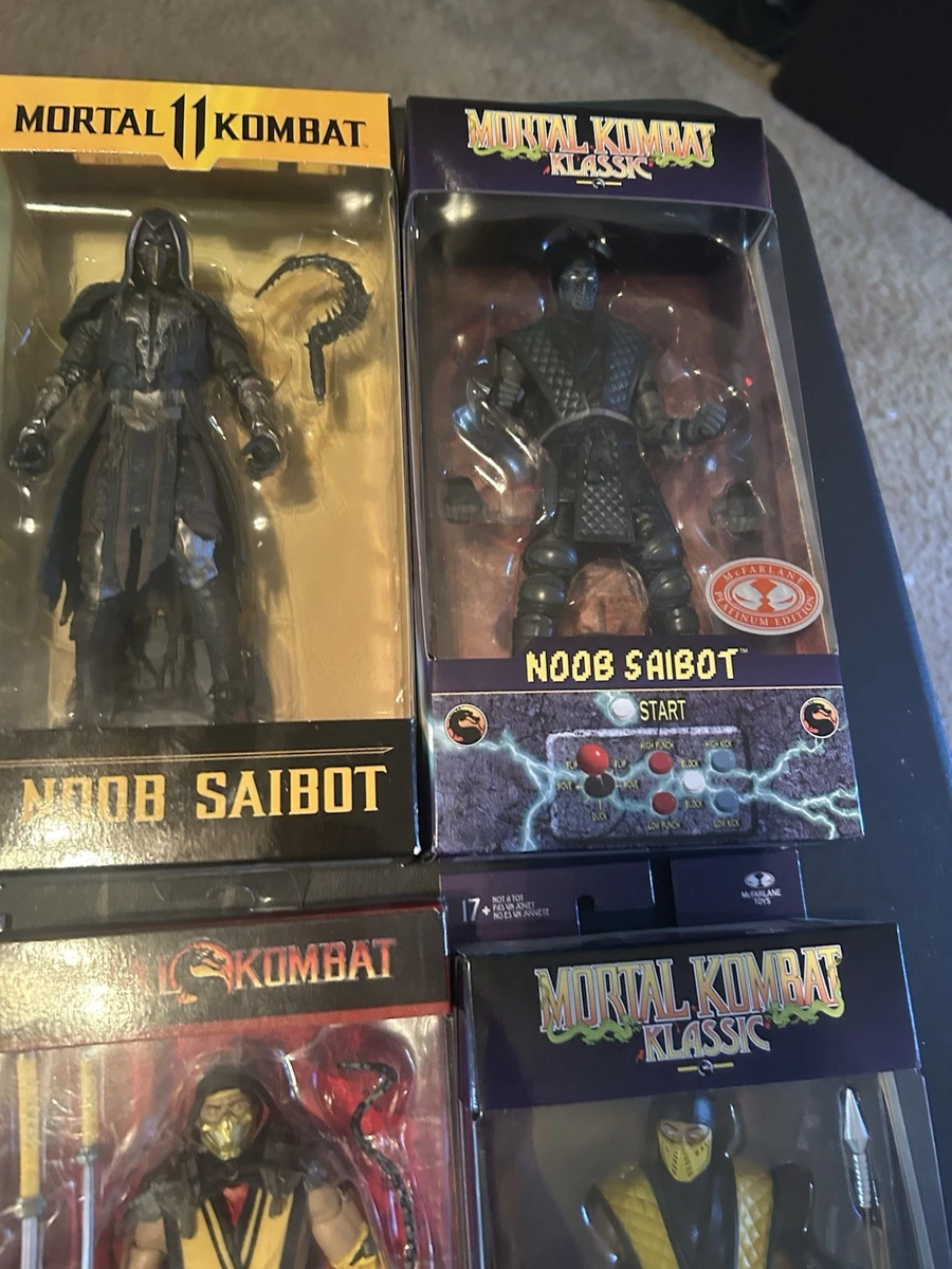 McFarlane Mortal Kombat Klassic Set 10 Figures Scorpion Reptile Ermac Noob More