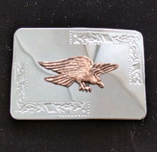 Men's Vintage Metal Eagle Hawk Bird Western Belt Buckle Embossed Accents